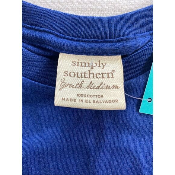 SIMPLY SOUTHERN Big Girls MEDIUM Easter Vibes - DOG - Short Sleeve Tee - Picture 11 of 11